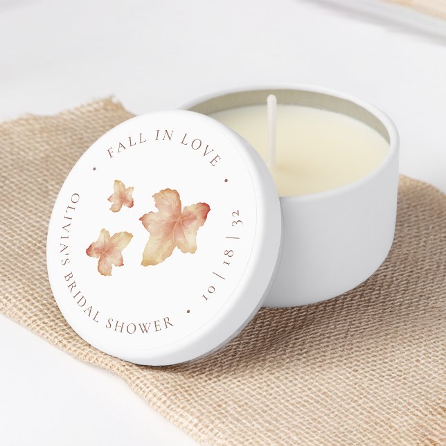 Fall Bridal Shower Mini Candle Favors (Creator Uploaded)