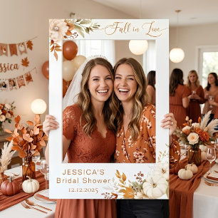 Fall Bridal Shower Photo Booth Selfie Frame