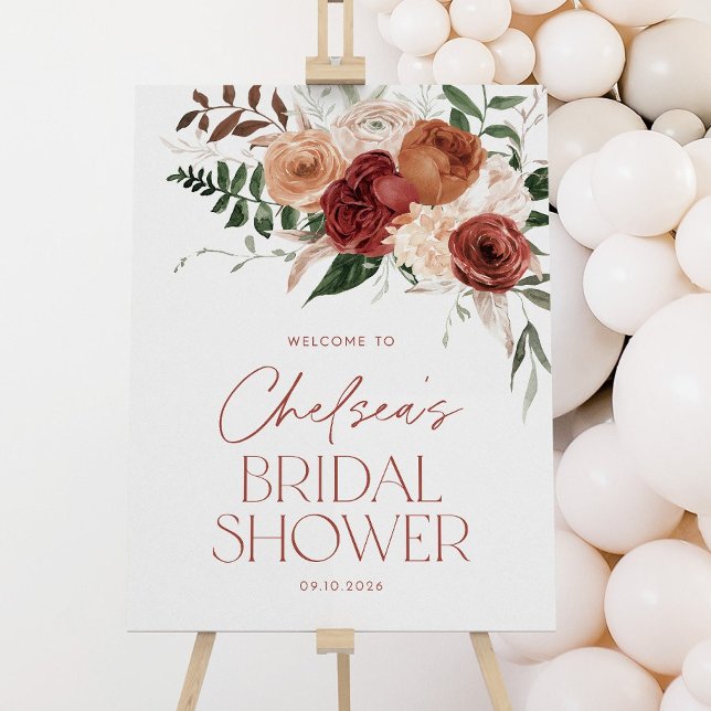 Fall Bridal Shower Welcome Sign Printable, Fall in (Creator Uploaded)