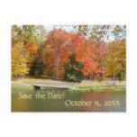Fall Bridge Save the Date Postcard