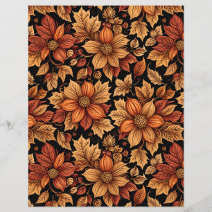 Fall Brown Floral