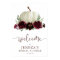 Fall Burgundy Pumpkin Shower Welcome Sign