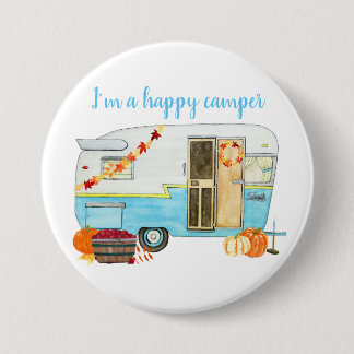 Fall Camping Trailer Button