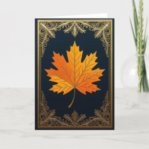 Fall Card, Happy Fall Card, Autumn Card,Halloween  Holiday Card