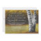 Fall Carved Heart Birch Tree Wedding Invitations