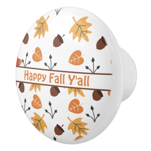 Fall Ceramic Knob