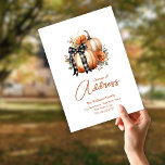 Fall  Change of Address  | Moving Announcement Postcard<br><div class="desc">Fall Autumn Pumpkin | Moving Announcement. This is a template ready for you to add your details to.</div>