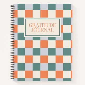 Fall Checkerboard Gratitude Journal