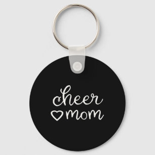 Fall Cheer Mom Cheerleading Cheerleader Mama Mothe Keychain