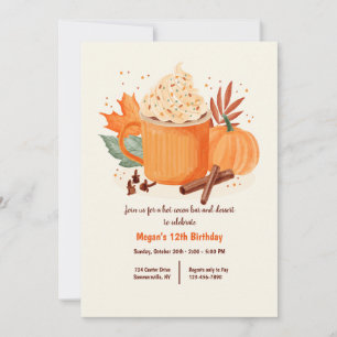Fall Cocoa Invitation