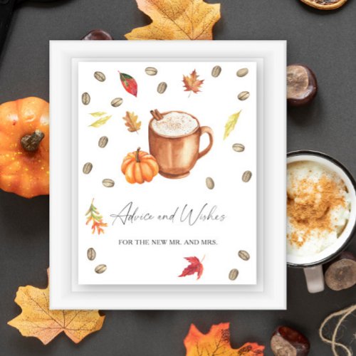 Fall Coffee - Advice and Wishes for Newlyweds