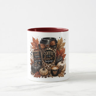 Fall Coffee Lover Autumn Pumpkin Cozy Coffee Mug
