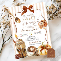 Fall Coffee Something Sweet is Brewing Baby Shower