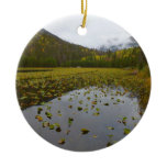 Fall Color at Cub Lake Ceramic Ornament