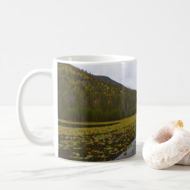 Fall Color at Cub Lake Coffee Mug (With Donut)