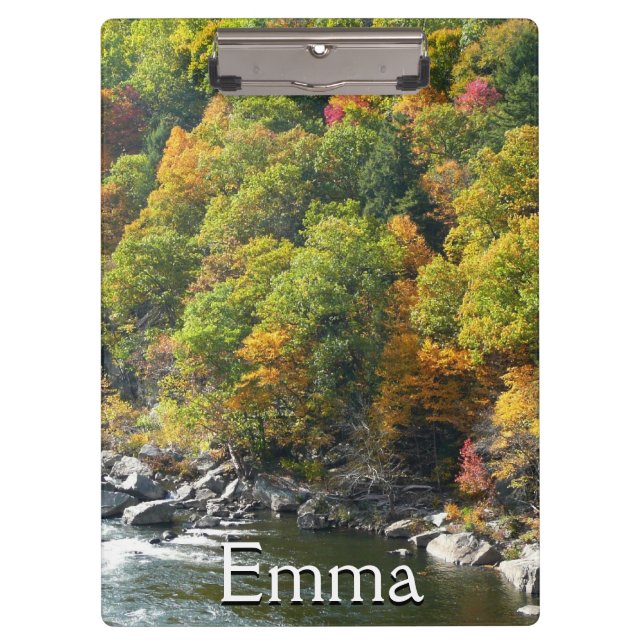 Fall Color at Ohiopyle State Park Clipboard (Front)