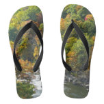 Fall Color at Ohiopyle State Park Flip Flops