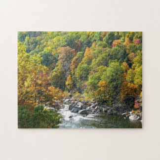 Fall Color at Ohiopyle State Park Jigsaw Puzzle