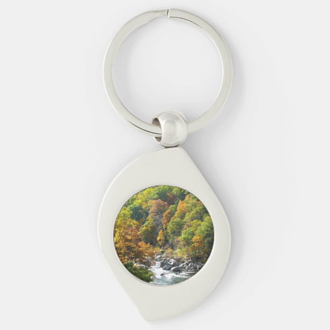 Fall Color at Ohiopyle State Park Keychain (Front)