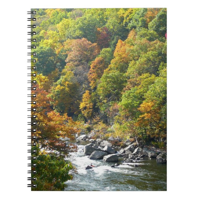 Fall Color at Ohiopyle State Park Notebook (Front)