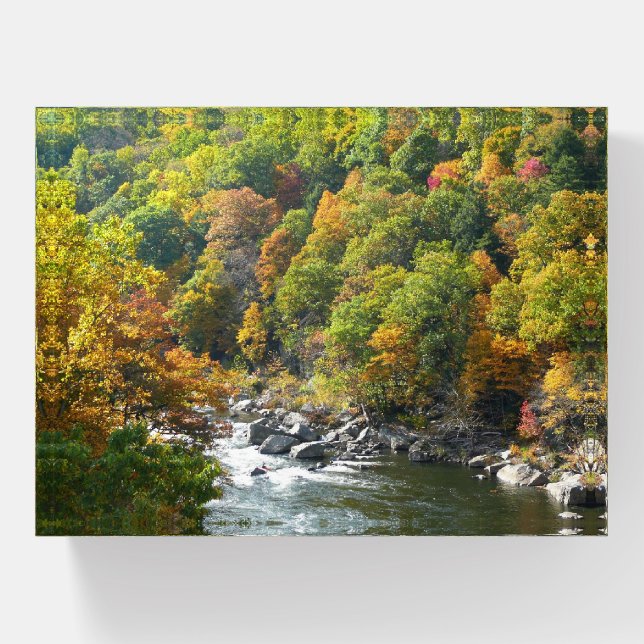 Fall Color at Ohiopyle State Park Paperweight (Front)