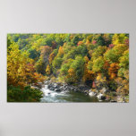 Fall Color at Ohiopyle State Park Poster