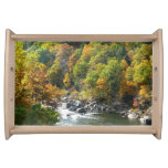 Fall Color at Ohiopyle State Park Serving Tray