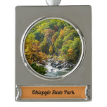 Fall Color at Ohiopyle State Park Silver Plated Banner Ornament