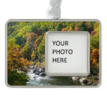 Fall Color at Ohiopyle State Park Silver Plated Framed Ornament