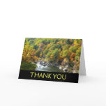 Fall Color at Ohiopyle State Park Thank You Card