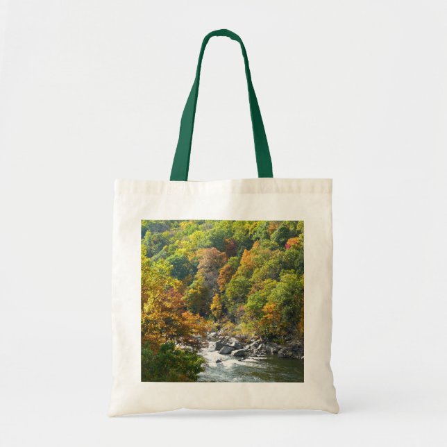 Fall Color at Ohiopyle State Park Tote Bag (Front)