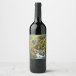 Fall Color at Ohiopyle State Park Wine Label
