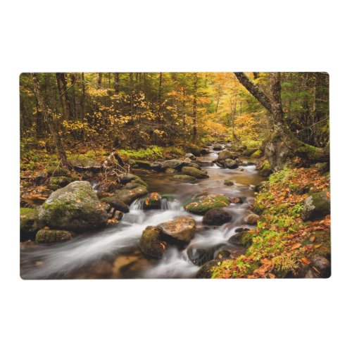 Fall Color Jefferson Brook  White Mountains Placemat