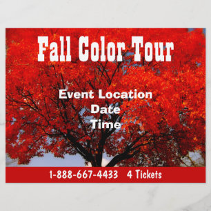 Fall Color Tour Halloween Event Fall Event Flyer
