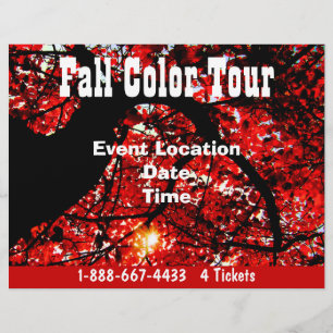 Fall Color Tour Halloween Event Fall Event Flyer