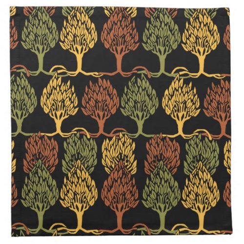 Fall Color Trees Cloth Napkin Fall Color Trees Cloth Napkin