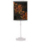 fall colored lamp with artwork design on it