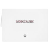 Fall colored leaves cards (Back Horizontal)