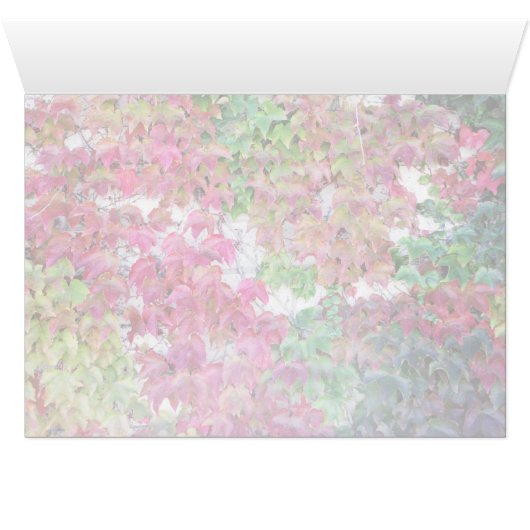 Fall colored leaves cards (Inside Horizontal (Bottom))
