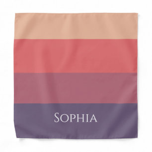 Fall Colored Stripes- Bandana