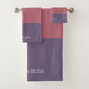 Fall Colored Stripes- Bath Towel Set