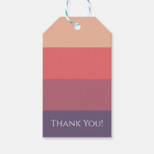 Fall Colored Stripes- Gift Tags