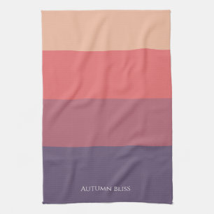 Fall Colored Stripes- Kitchen Towel