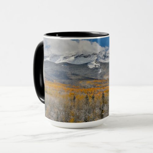 Fall Colors Aspens    Rocky Mountains Colorado Mug