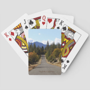 Fall colors at Ewing Reservoir... Poker Cards