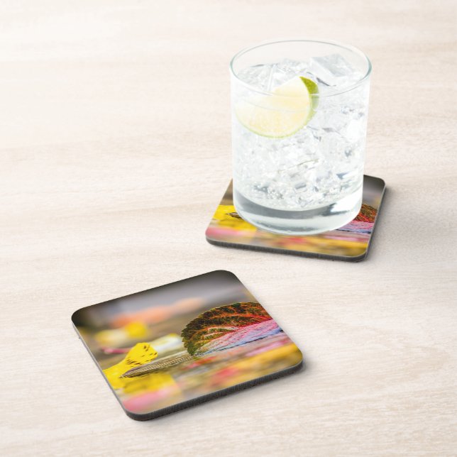 Fall colors beverage coaster (Right Side)