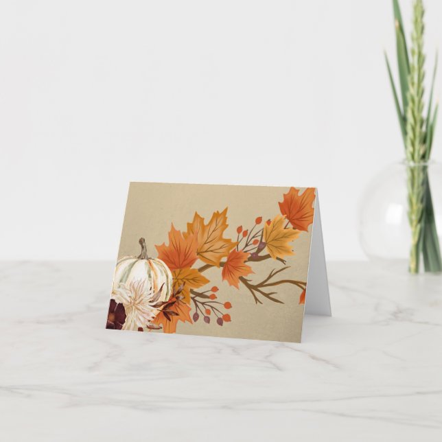 Fall Colors Blank Card (Front)