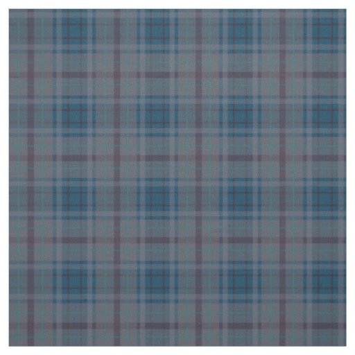 Fall Colors | Blue Gray Plaid Fabric