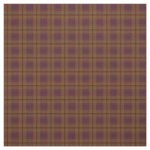 Fall Colors   Brown Plaid Fabric
