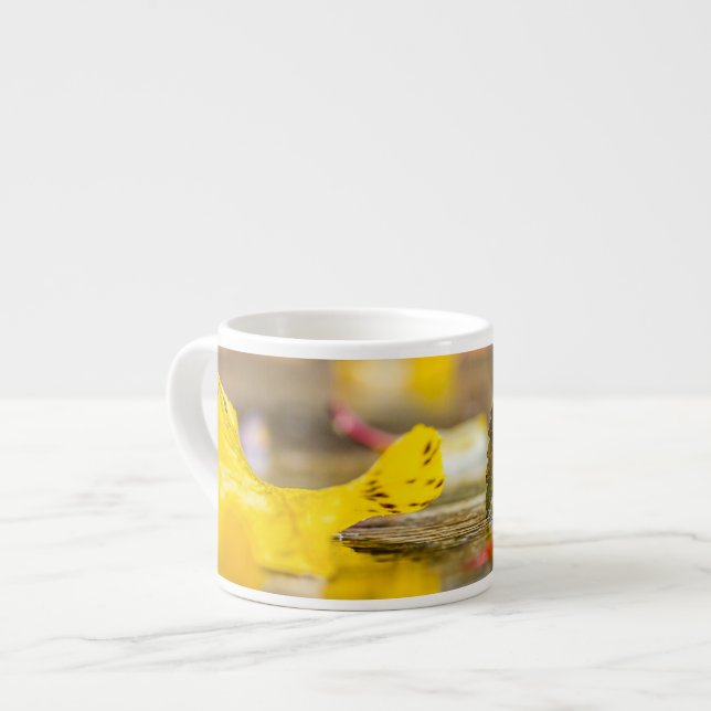 Fall colors espresso cup (Front Left)